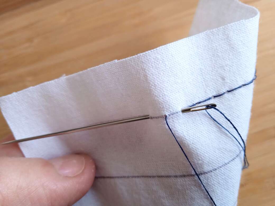 Back stitch practise.