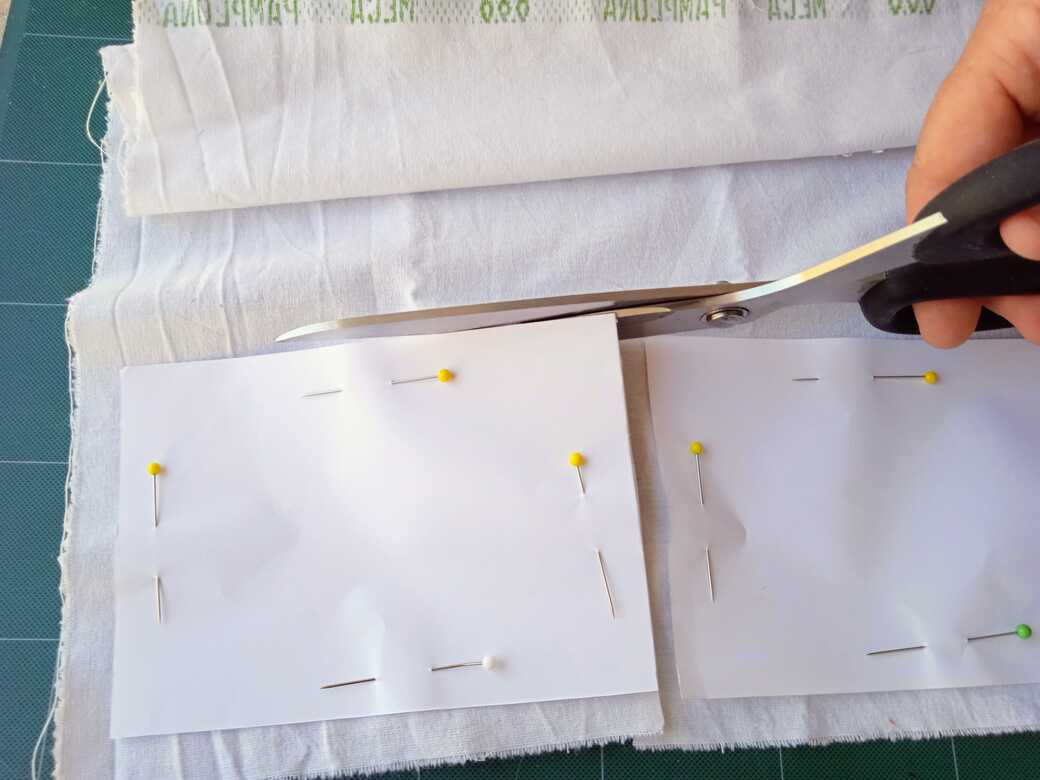 How to sew, Book of Stitches, cut pages step 1.