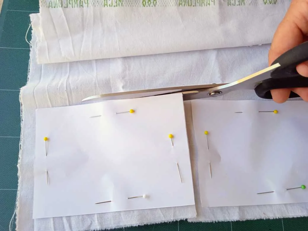 How to sew, Book of Stitches, cut pages step 1.