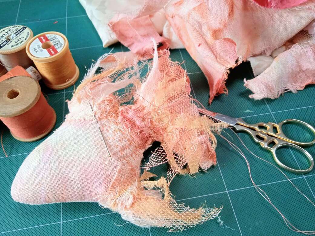 doll making pro tips embroidered fantail goldfish