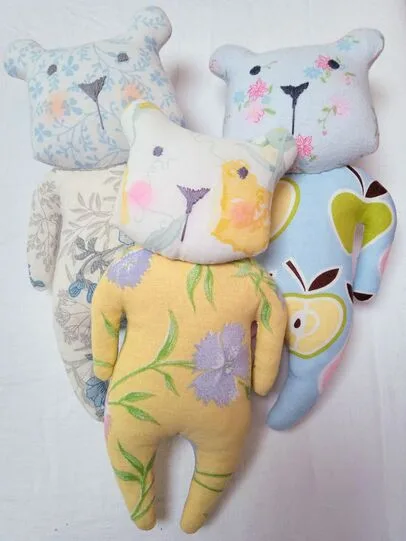 dress me up teddy dolls free pattern & tutorial