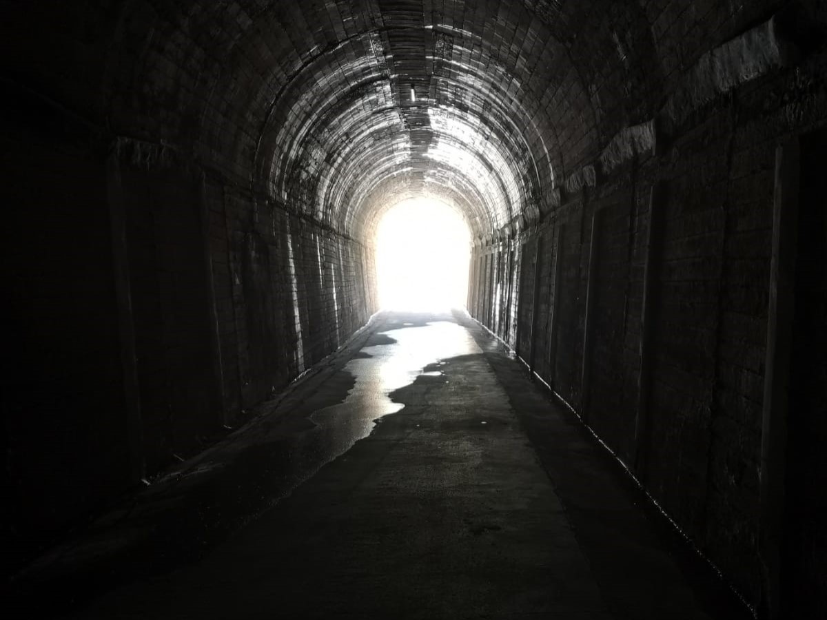 Light at the end of the tunnel.